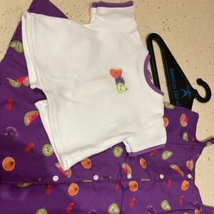 American Girl of Today Doll Lawn Party Birthday Outfit PC 1998 Shirt/Jumper Only